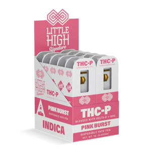 Photo of Little High Signature - THC-P Indica - Pink Burst - 1 Gram Disposable Pen