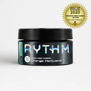 Photo of RYTHM High CBD Hybrid Premium Flower Orange Herijuana 1/8oz