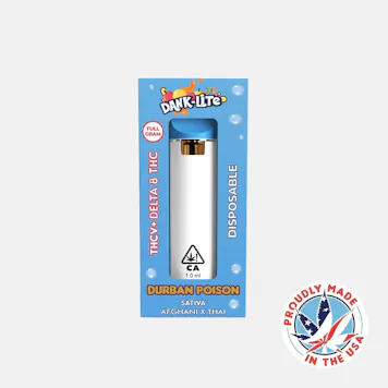 Photo of THC-V Disposable Vape – Durban Poison (Sativa)