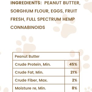 Photo of CBD Oil Peanut Butter Pet Treats - 4oz 100mg CBD Total