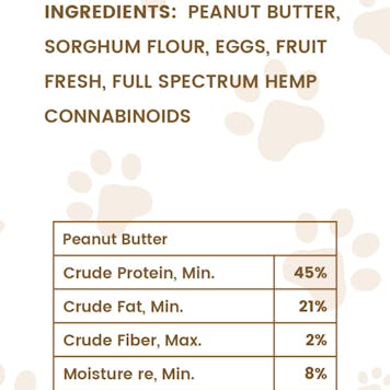 Photo of CBD Oil Peanut Butter Pet Treats - 4oz 100mg CBD Total