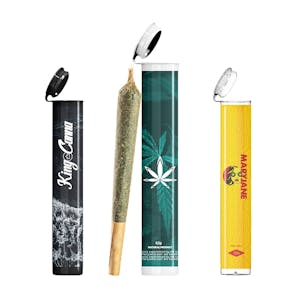 Photo of Custom Pre Roll Joint Tube with Sticker / Label