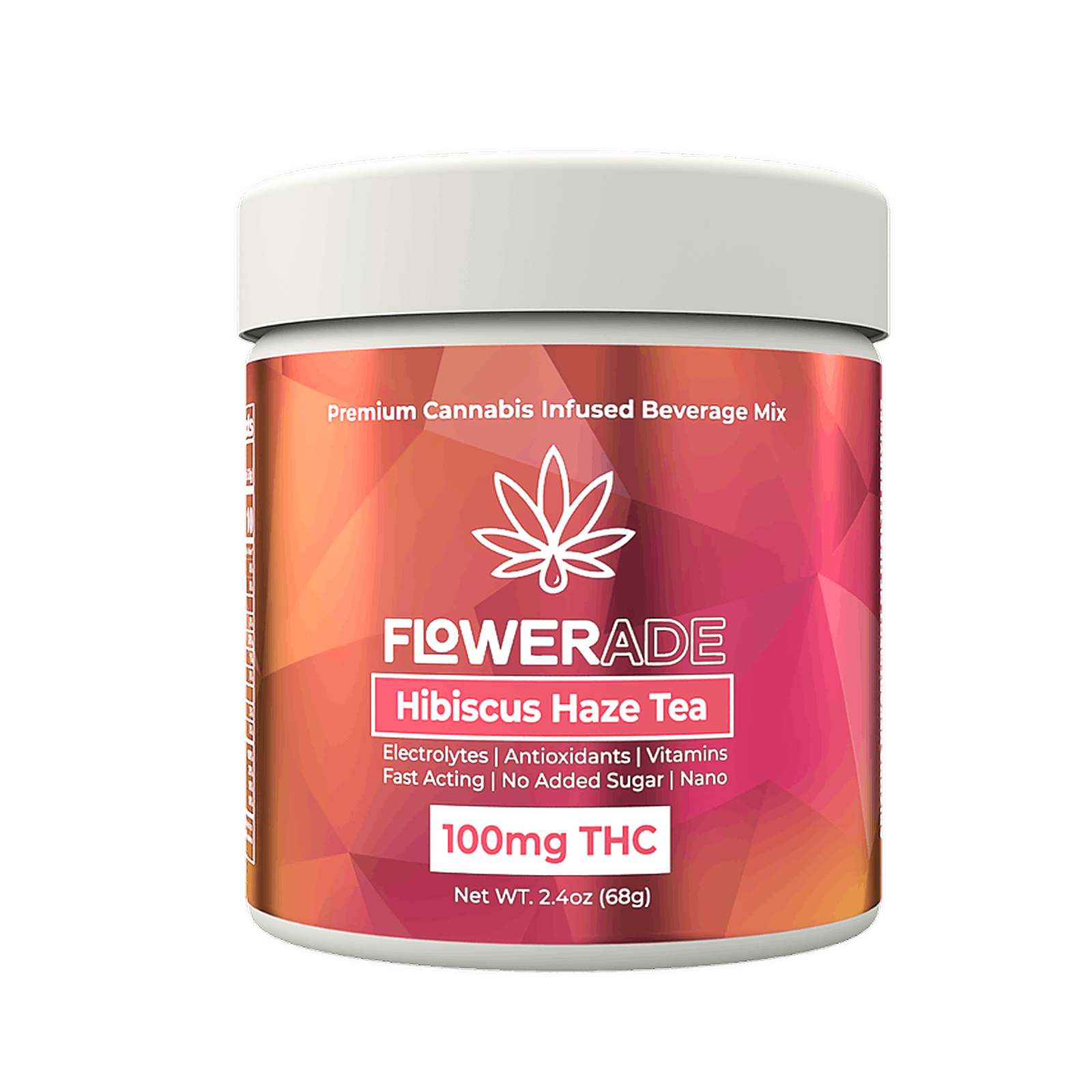 Flowerade Hibiscus Haze Tea 100mg Leafly