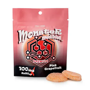 Photo of Pink Grapefruit Gummies 100mg 2-pack