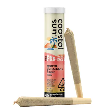 Photo of Guava Pastelitos Infused Greenhouse Pre-Roll 2-Pack