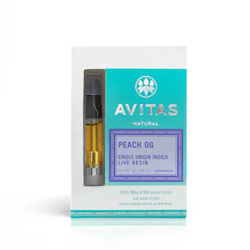 Photo of Peach OG Live Resin Cartridge 1g