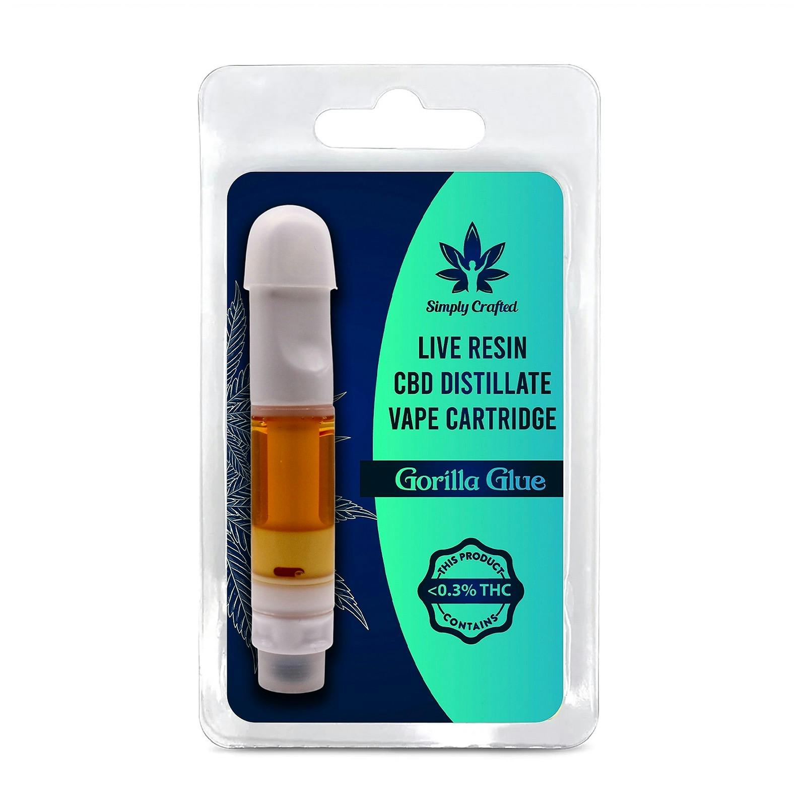 Simply Crafted Free Shipping Save 25 With Code Leafly Gorilla Glue Live Resin Cbd 4702