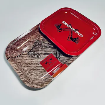 Photo of The Etched Log Rolling Tray | Medium