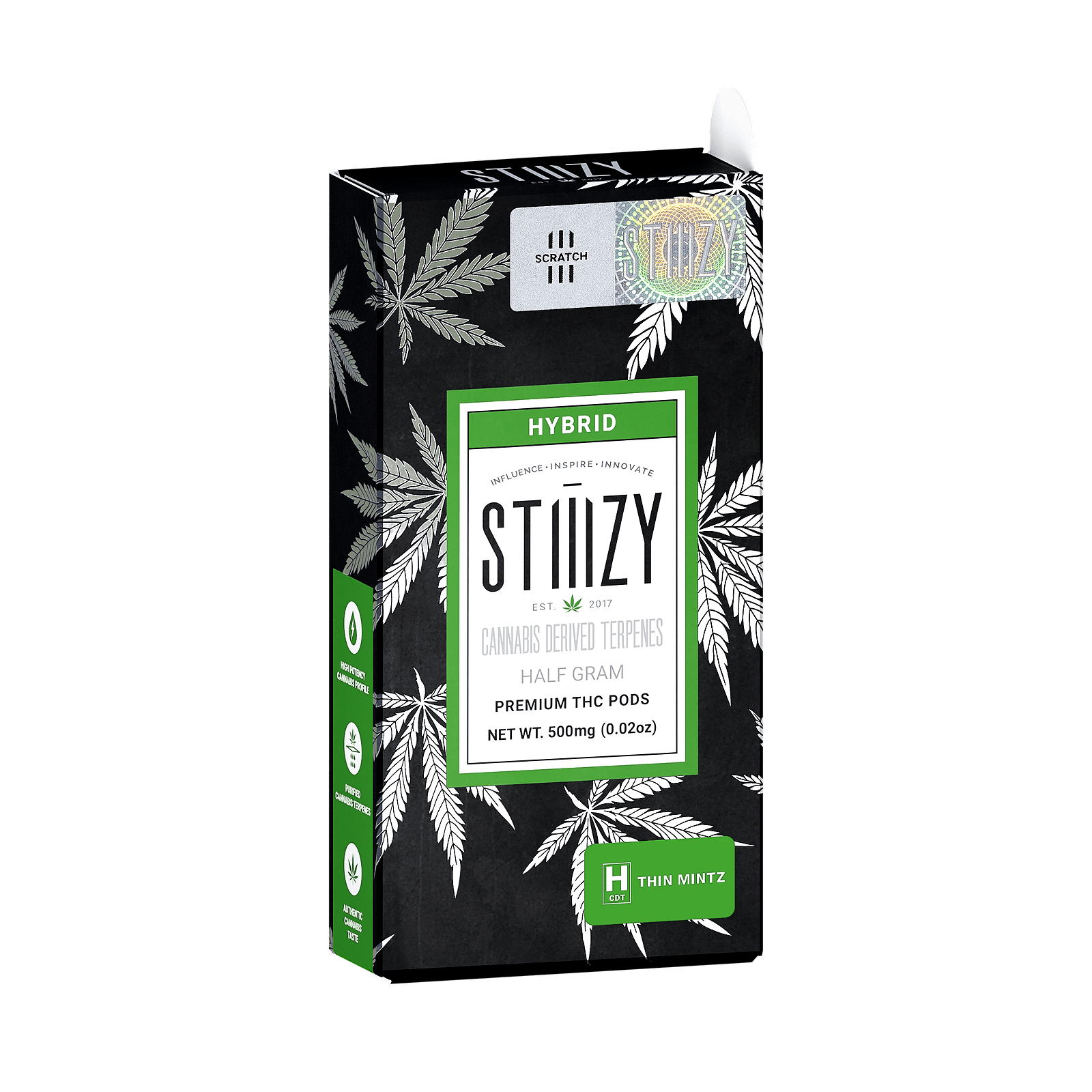 STIIIZY THIN MINTZ CANNABIS DERIVED TERPENES POD .5G Leafly