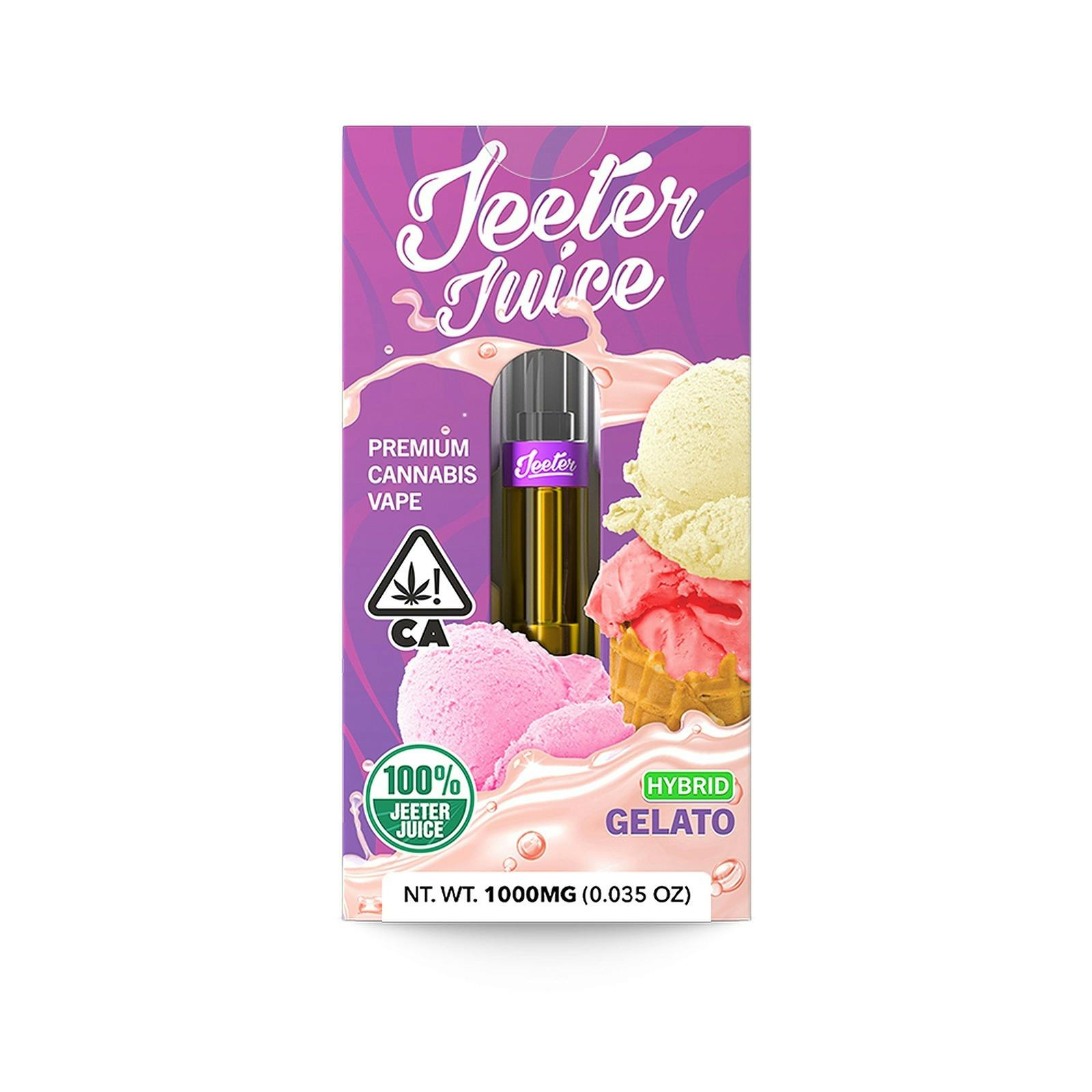Jeeter Gelato Jeeter Juice Vape Cartridge Leafly