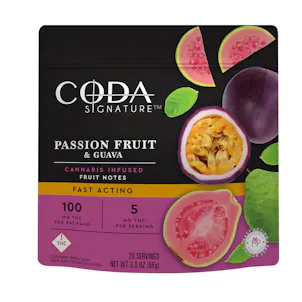 Photo of Passion Fruit & Guava Fast-Acting Fruit Notes | 100mg THC