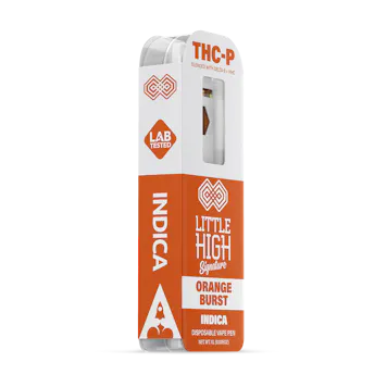 Photo of Little High Signature - THC-P Indica - Orange Burst - 1 Gram Disposable Pen