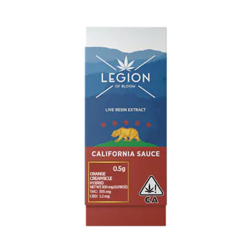 Photo of California Sauce 510 cart- Orange Creamsicle