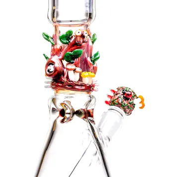 Photo of Empire Glassworks 14” Hootie’s Forest Beaker Bong