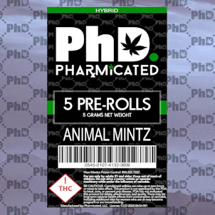 Photo of PhD 5 -1g Pre -Roll - Animal Mintz