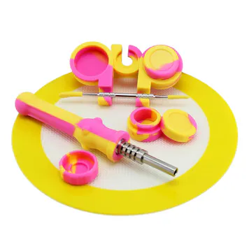 Photo of Silicone Honey Straw Kit With Dab Mat