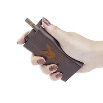 Photo of PLAYBOY by RYOT® Wooden Magnetic Dugout with Matching One Hitter