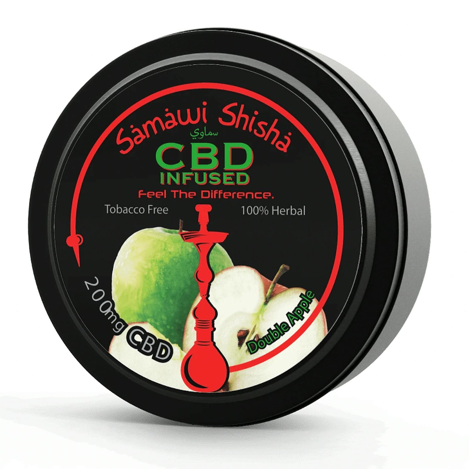 Flora CBD DOUBLE APPLE CBD INFUSED SHISHA 200MG Leafly