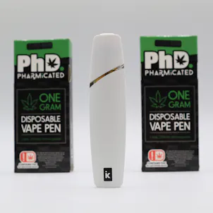 Photo of PhD Disposable Cured Resin Carts- 1000 mg - Purple Tangie