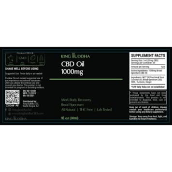 Photo of Broad Spectrum CBD Oil Tincture 1000mg