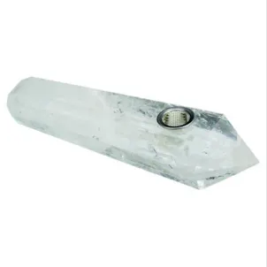 Photo of 4.5" Quartz Crystal Stone Pipe