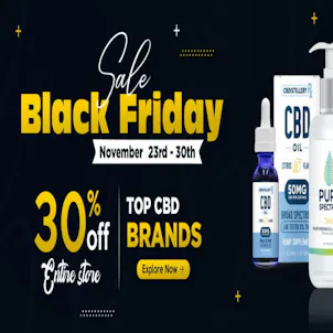 Photo of 30% Off Black Friday Sale on CBD Products - CBD Vape Genius