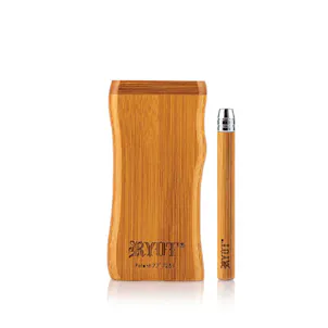 Photo of RYOT® Wooden Magnetic Dugout with Matching One Hitter in Bamboo
