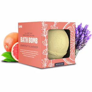 Photo of GRN Hemp Extracts 35mg CBD Bath Bomb - Grapefruit & Lavender
