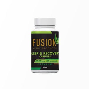 Product image for Fusion CBD Capsules for Sleep and Recovery