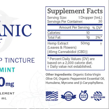 Photo of The Organic Leaf - Broad Spectrum CBD Oil 1500mg