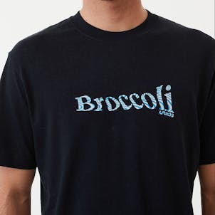 Photo of Afends Unisex Broccoli - Unisex Hemp Retro T-Shirt - Black