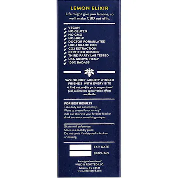 Photo of CBD ELIXIR – LEMON 1200mg