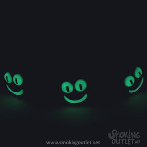 Photo of Glow-in-the-Dark Chesire Cat Silicone Spoon Pipe