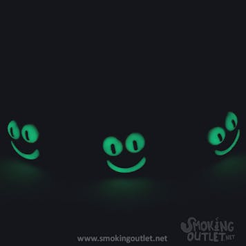 Photo of Glow-in-the-Dark Chesire Cat Silicone Spoon Pipe