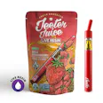Sour Strawberry Jeeter Juice Live Resin Disposable Straw