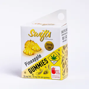 Photo of Pineapple Gummies (THC) 30mg 3-pack