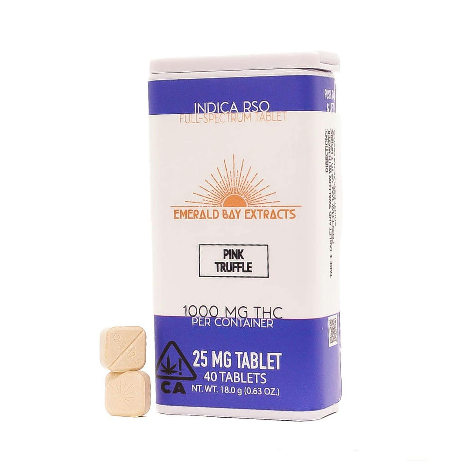 Emerald Bay Extracts: Pink Truffle RSO Tablet [25mg] (1000mg Package