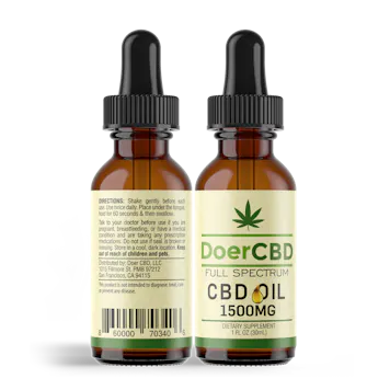 Photo of 2 PACK; FULL SPECTRUM CBD OIL - 1500MG - UNFLAVORED