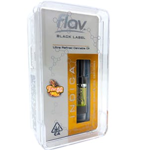 Product image for Black Label Fire OG Cartridge 0.5g