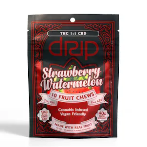Photo of Fruit Chews 100mg Strawberry Watermelon CBD