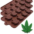 Product image for Hemp Leaf Candy Mold, 3pk