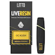 Product image for LITTO - OC Kush - Premium Live Resin THC Disposable Vape Pen - 1G
