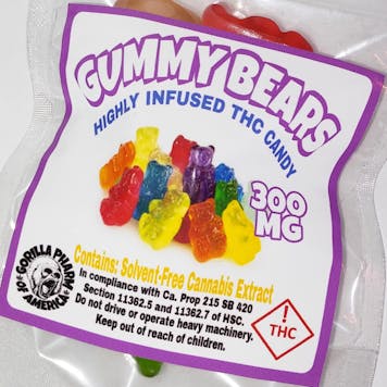 Photo of Gummy Bears 300mg THC
