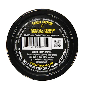 Photo of Cannadips CBD: Tangy Citrus Tin