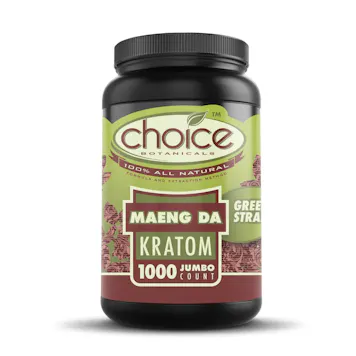 Photo of CHOICE BOTANICALS 1000 COUNT JUMBO KRATOM CAPSULES