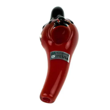 Photo of 4" Fritted Chili Pepper Themed Hand Pipe- Assorted Colors