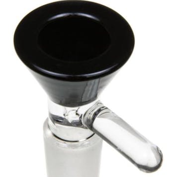 Photo of 8.5" Bent Neck Matrix Perc Bong w/ Black Accents