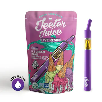 Photo of Ice Cream Cake Jeeter Juice Live Resin Disposable Straw