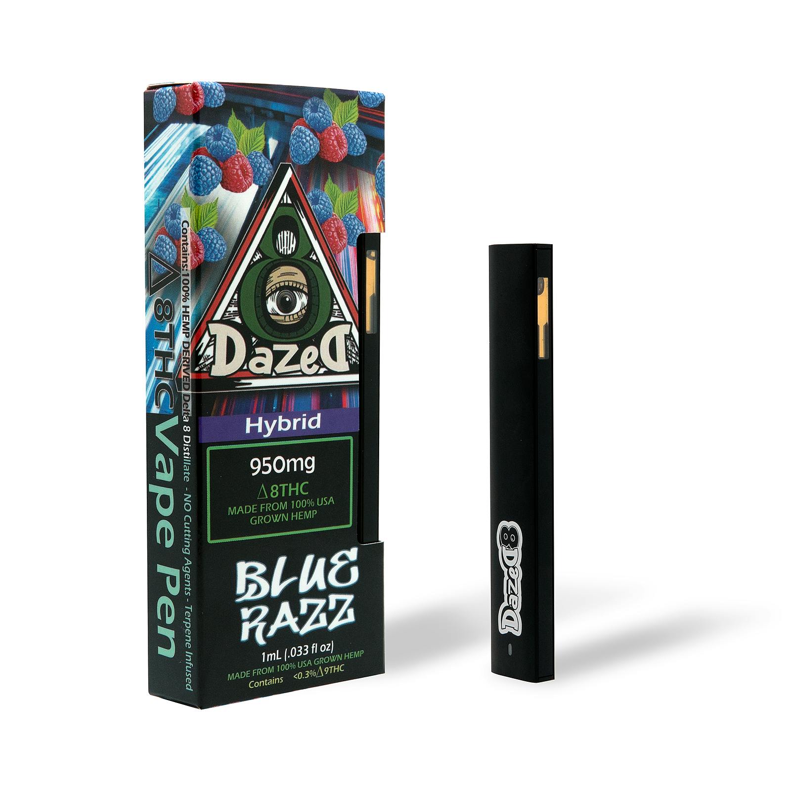 Dazed8 Blue Razz Delta 8 Thc Disposable Vape — 1 Gram Leafly 3713