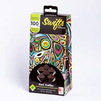Photo of Dark Chocolate Truffles (Hybrid) 100mg 10-pack
